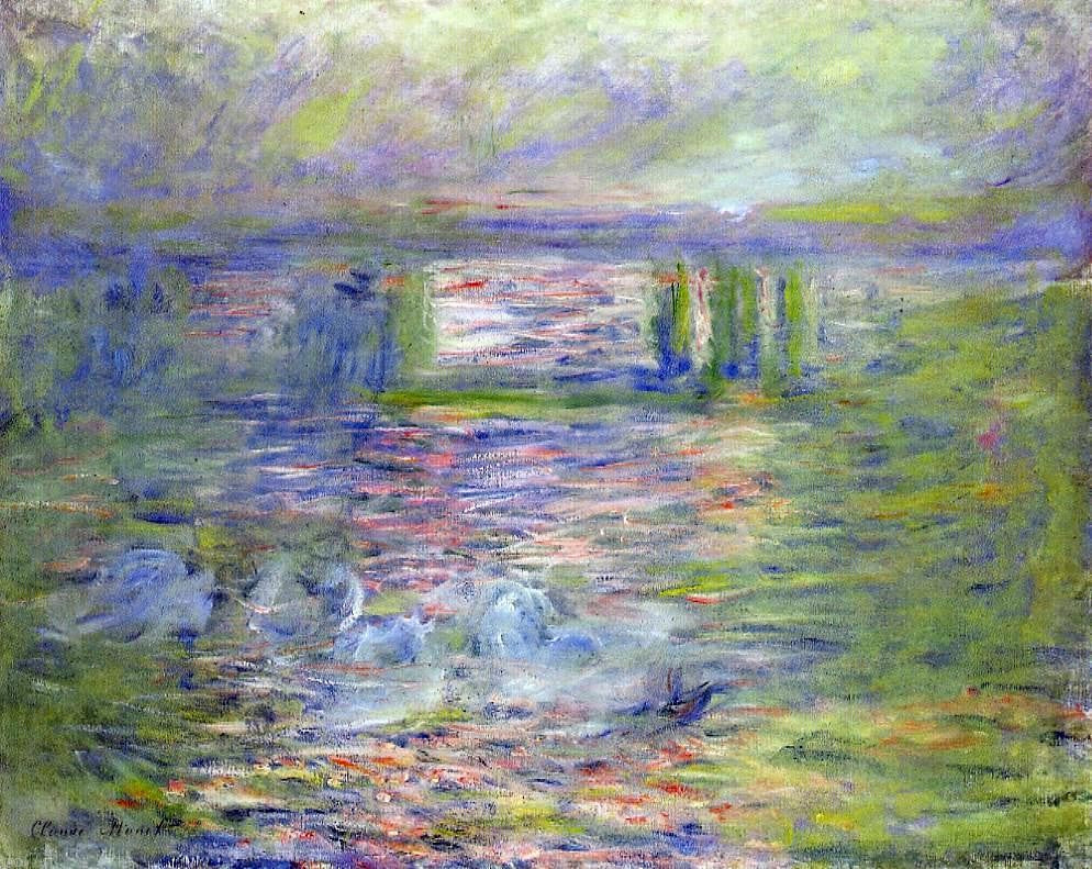 Claude Oscar Monet Charing Cross Bridge - Canvas Print