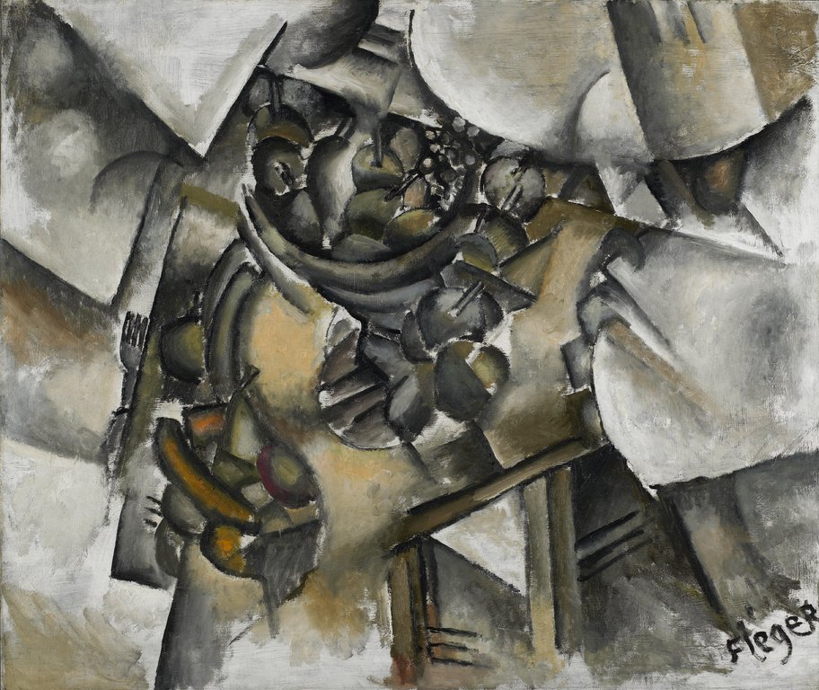 Fernand Leger Table and Fruit - Canvas Print