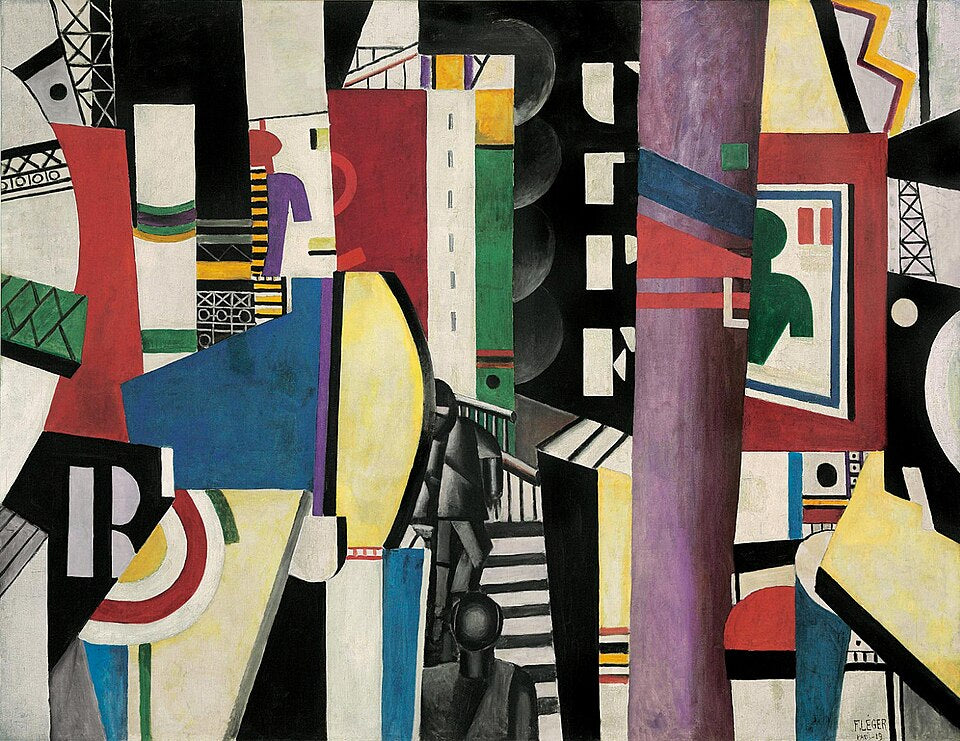 Fernand Leger The City - Canvas Print