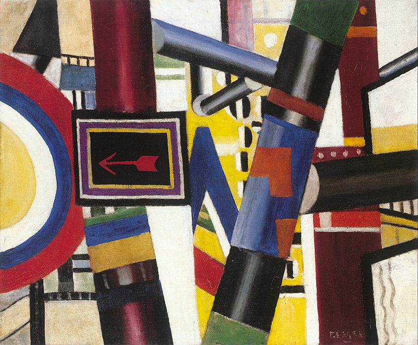 Fernand Leger The Railway Crossing - Canvas Print