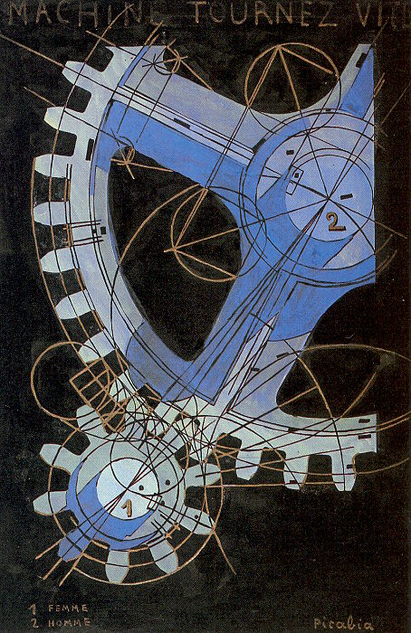 Francis Picabia Machine Turn Quickly - Canvas Print