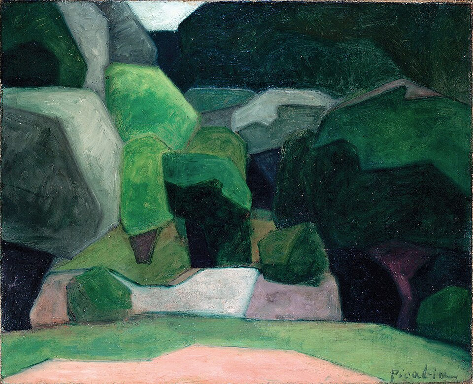Francis Picabia Landscape at Cassis - Canvas Print