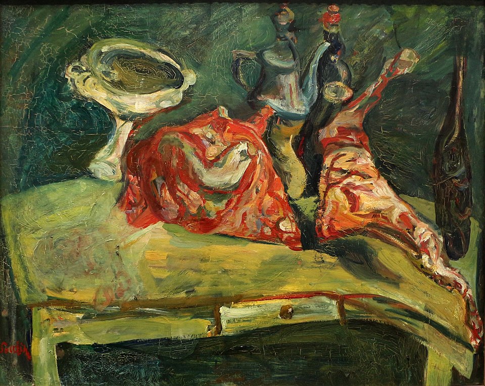 Chaim Soutine The Table - Canvas Print