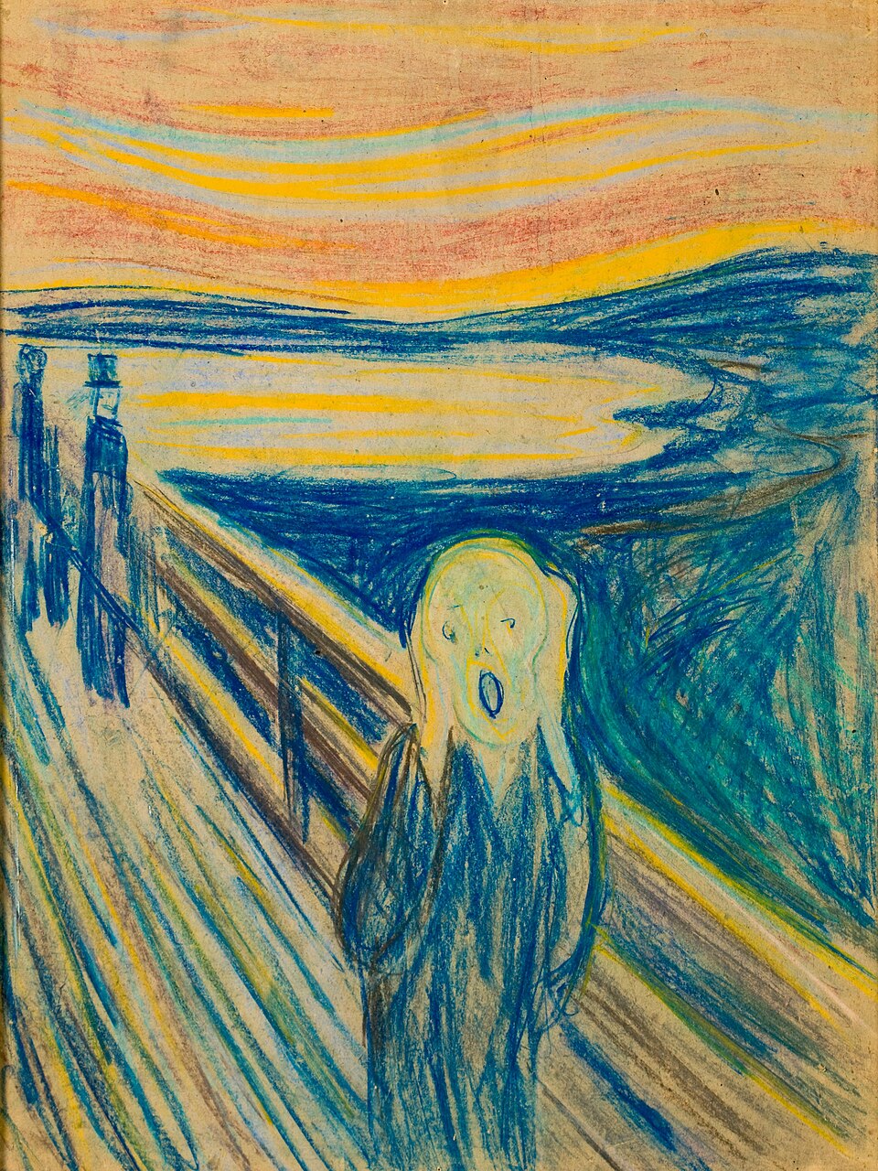 Edvard Munch The Scream, 1893, Essentials - Canvas Print