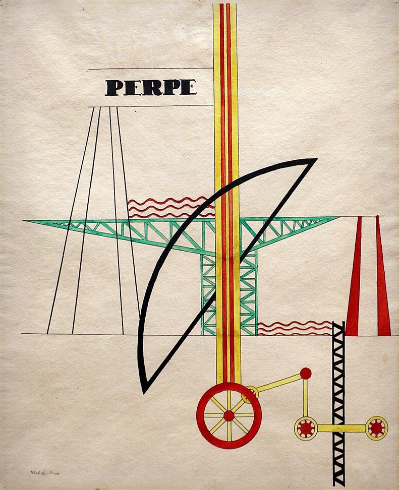 Laszlo Moholy-Nagy Perpe - Canvas Print