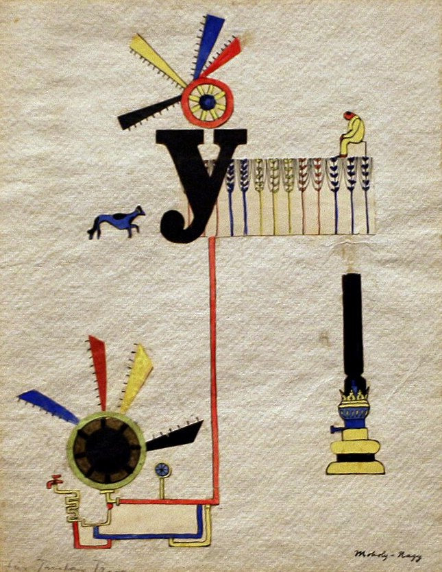 Laszlo Moholy-Nagy Y - Canvas Print