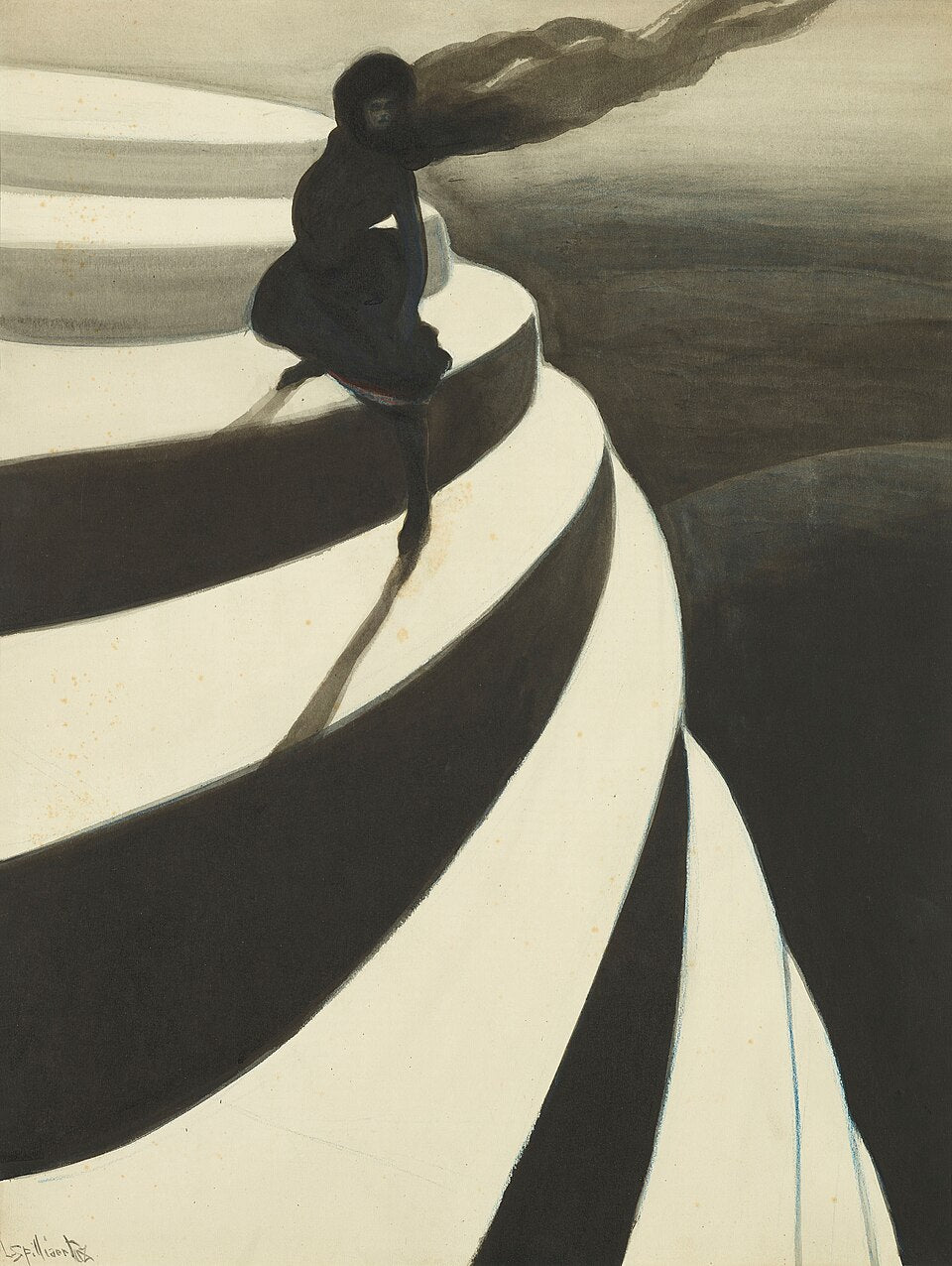 Leon Spilliaert Vertigo - Canvas Print