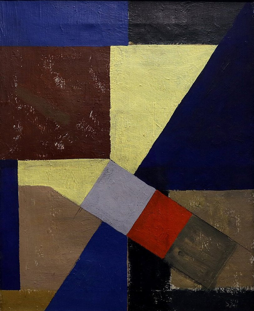 Kurt Schwitters Abstract Composition - Canvas Print