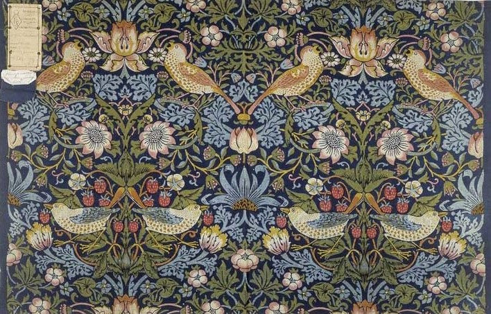 William Morris Strawberry Thief - Canvas Print