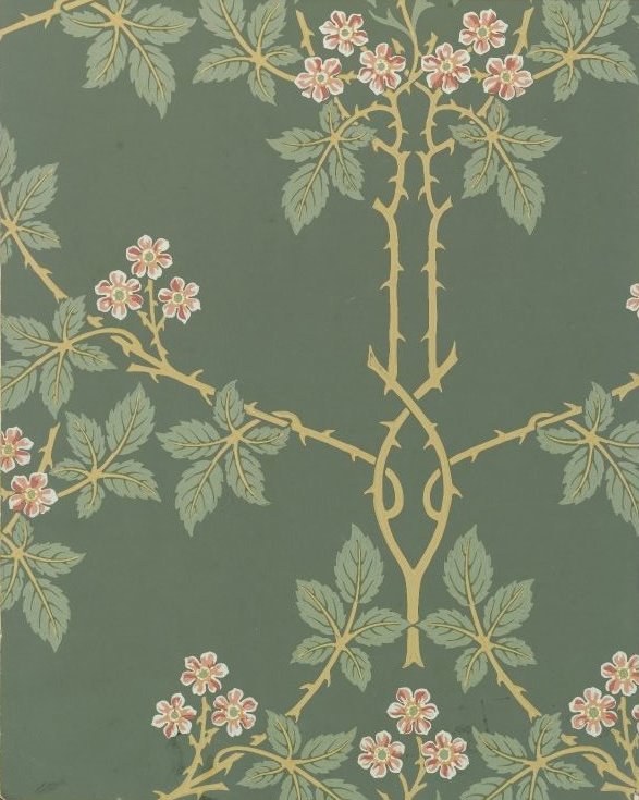 William Morris Blackberry, Pattern #388 - Canvas Print