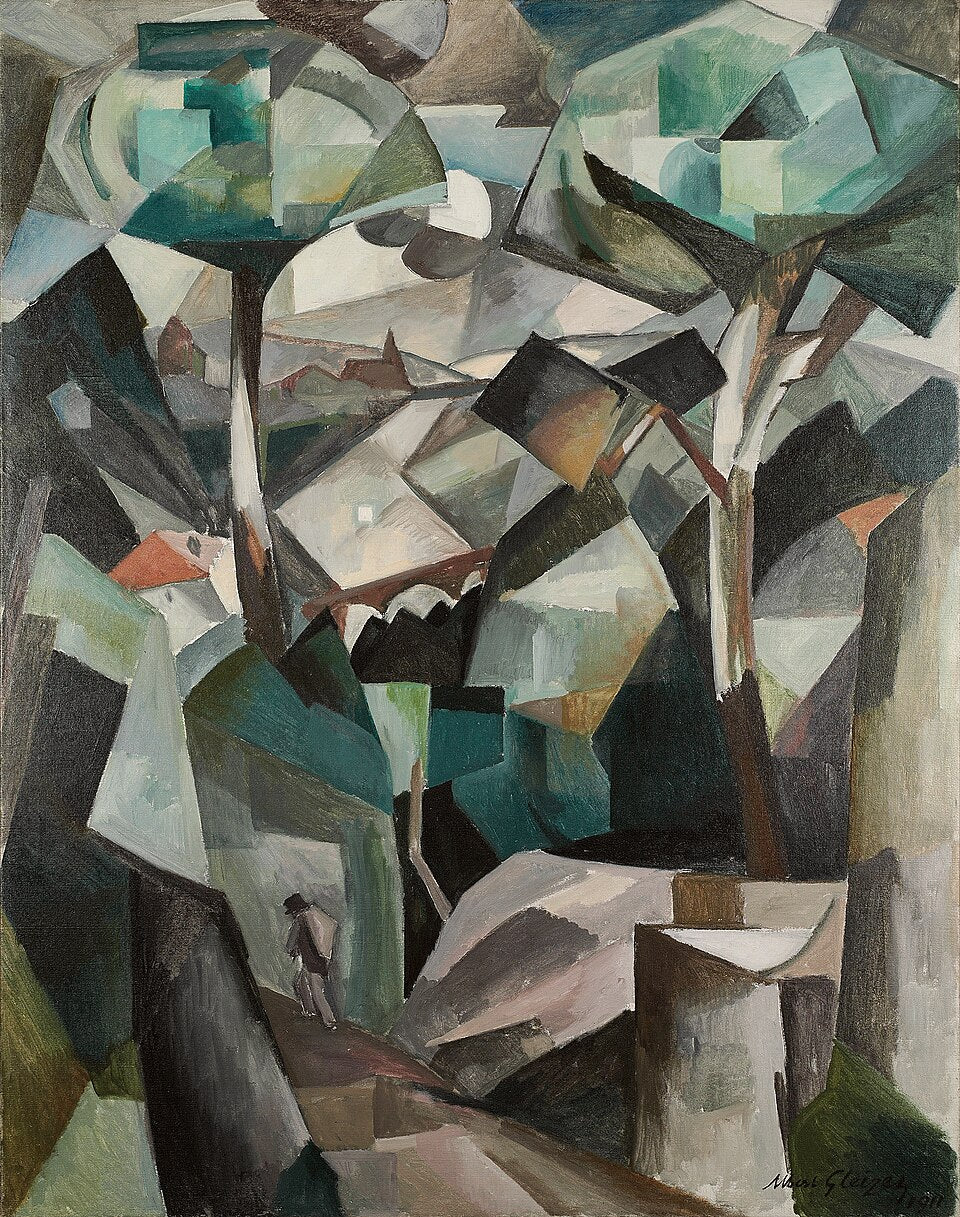 Albert Gleizes Le Chemin - Paysage a Meudon - Canvas Print