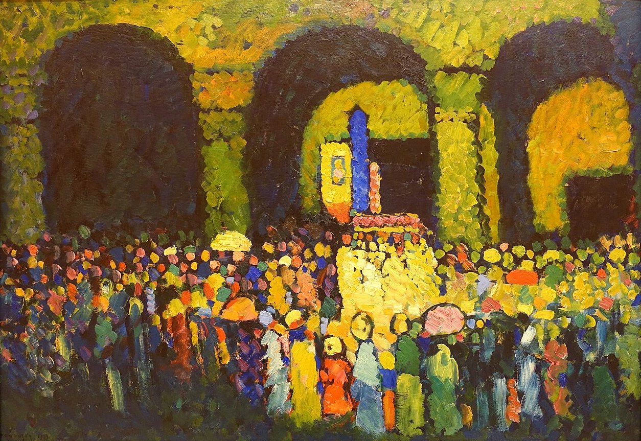 Wassily Kandinsky The Ludwigskirche in Munich - Canvas Print