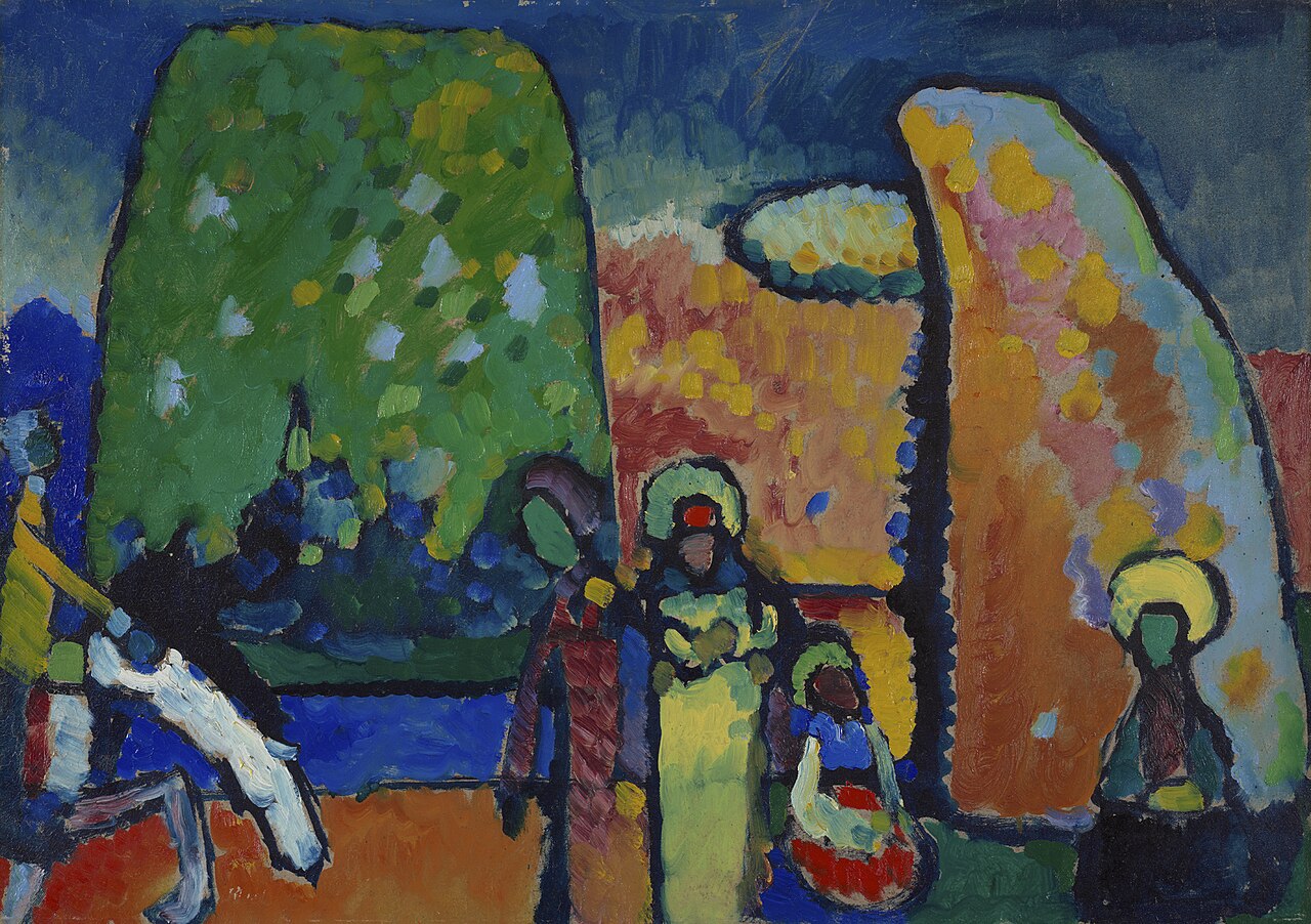 Wassily Kandinsky Study for Improvisation No. 2 - Funeral March - Canvas Print