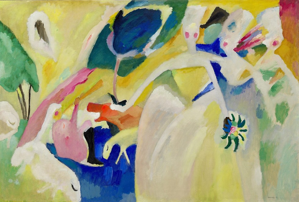 Wassily Kandinsky Pastorale - Canvas Print