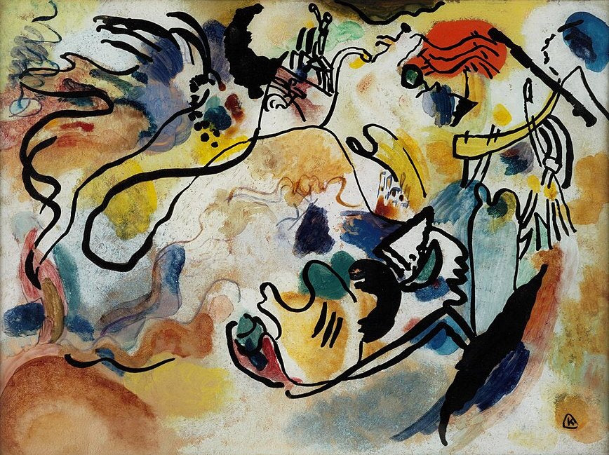 Wassily Kandinsky Judgement Day - Canvas Print
