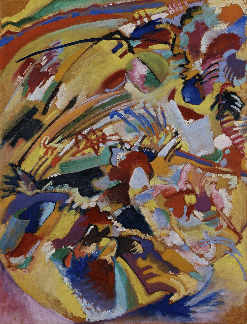 Wassily Kandinsky Untitled Improvisation I - Canvas Print
