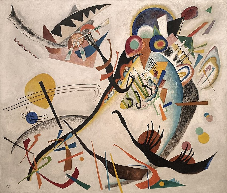 Wassily Kandinsky Blue Segment - Canvas Print