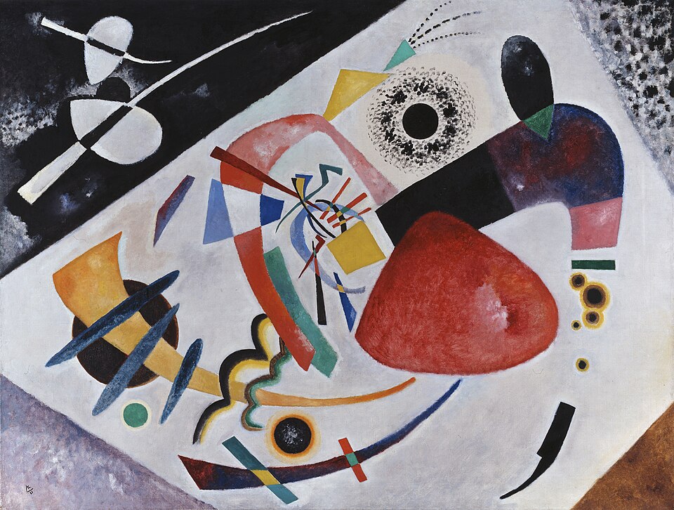 Wassily Kandinsky Red Spot II - Canvas Print