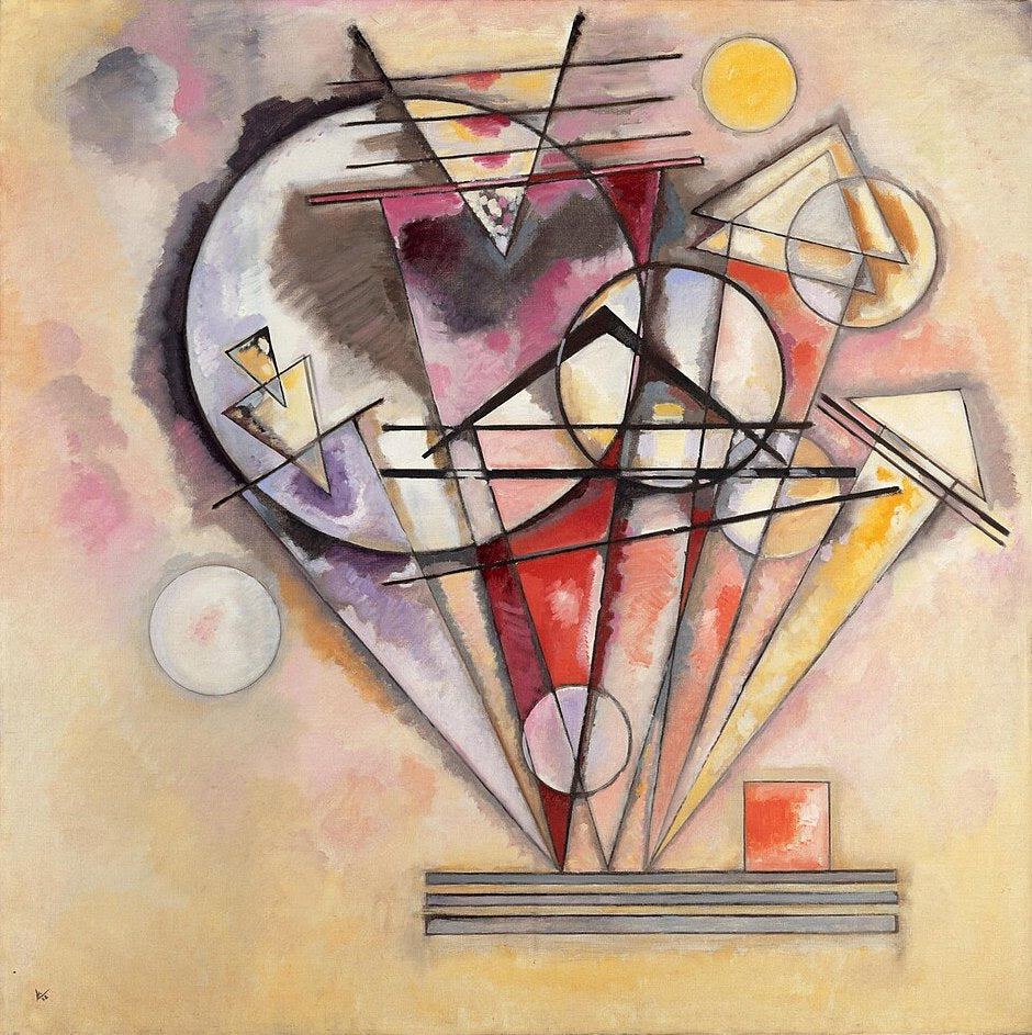 Wassily Kandinsky On the Points - Canvas Print