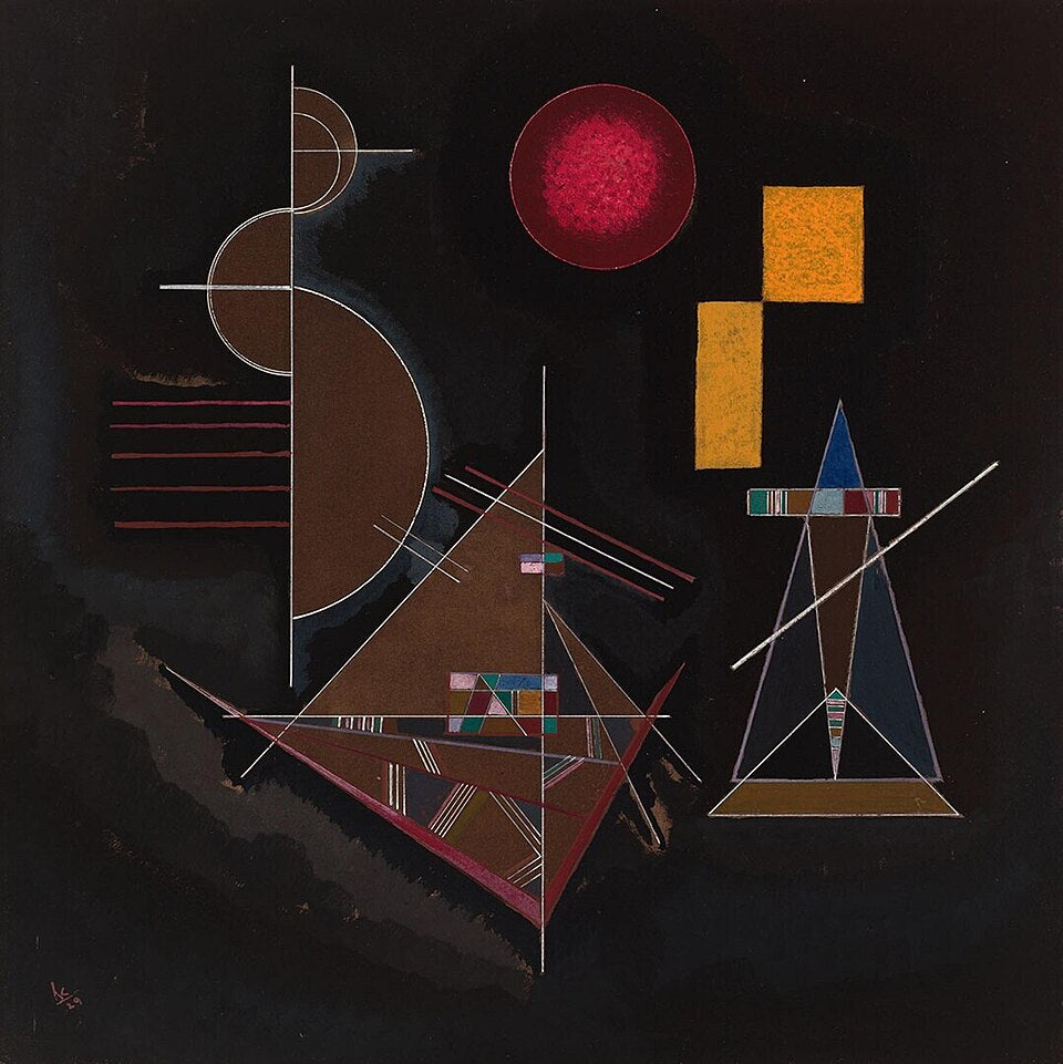 Wassily Kandinsky Light in Heavy - Canvas Print