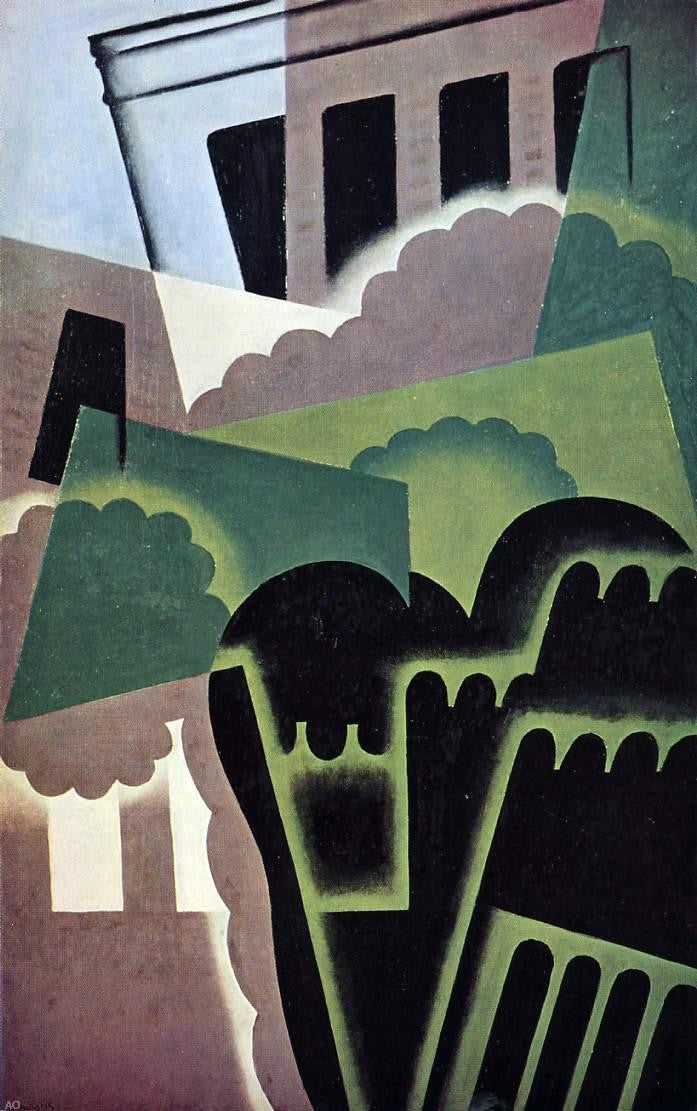 Juan Gris Landscape - Canvas Print