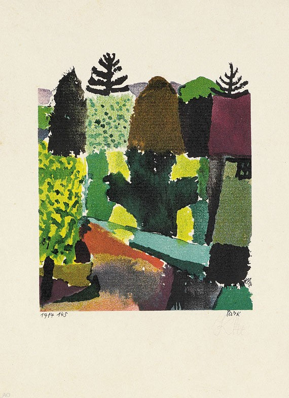 Paul Klee Park - Canvas Print