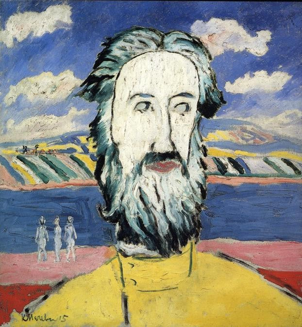 Kazimir Malevich Head of a Peasant - Canvas Print