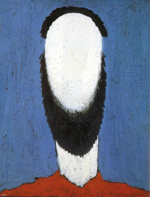 Kazimir Malevich Head of a Peasant - Canvas Print
