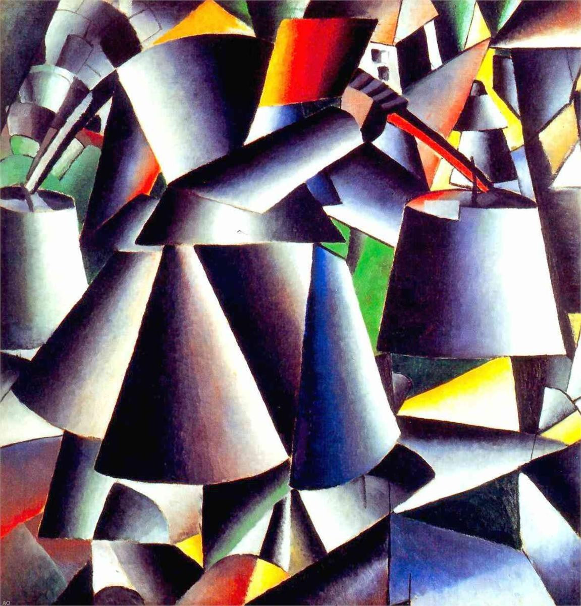 Kazimir Malevich Peasant Woman - Canvas Print