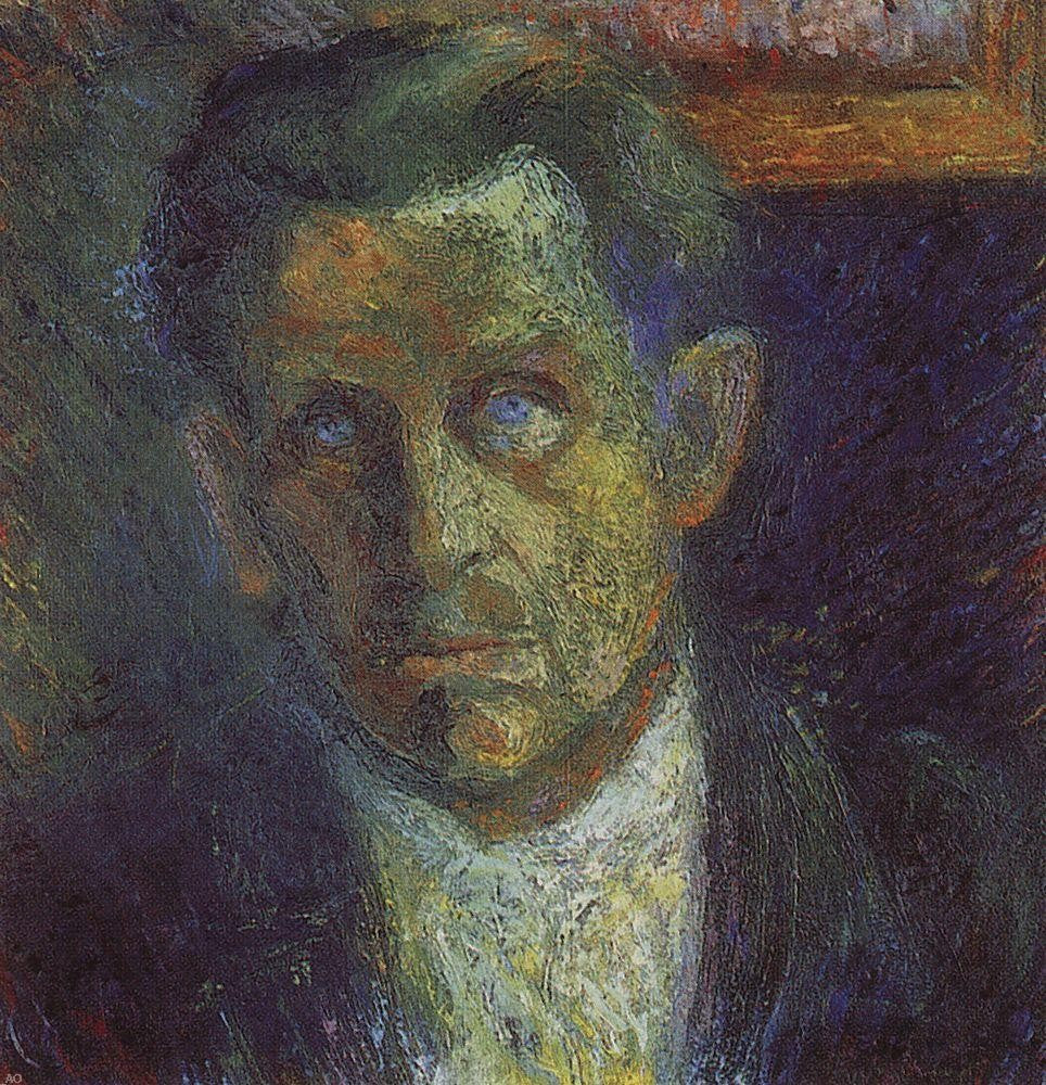 Kazimir Malevich Portrait of Ivan Kliun - Canvas Print