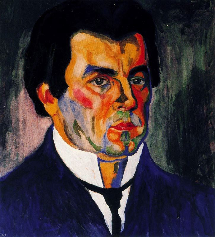Kazimir Malevich Self Portrait - Canvas Print