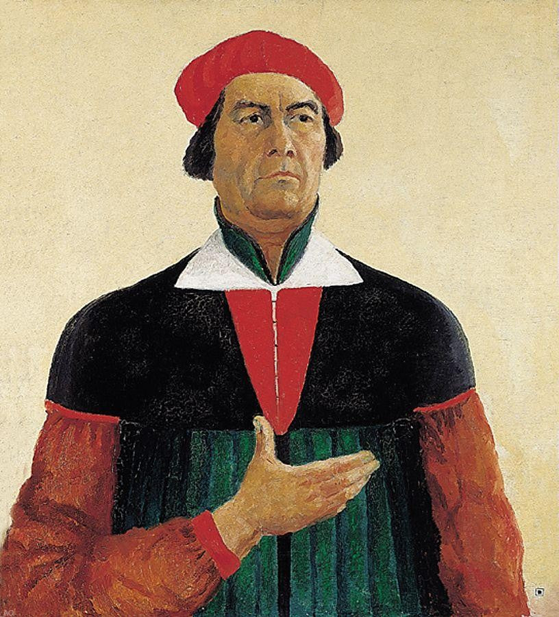 Kazimir Malevich Self Portrait - Canvas Print