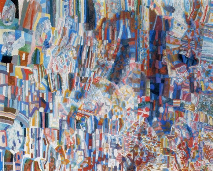 Pavel Filonov Composition - Canvas Print