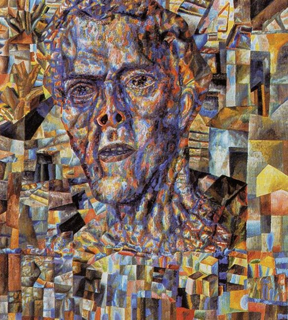 Pavel Filonov Head - Canvas Print