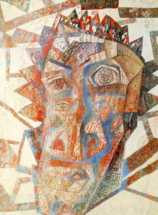 Pavel Filonov Head - Canvas Print