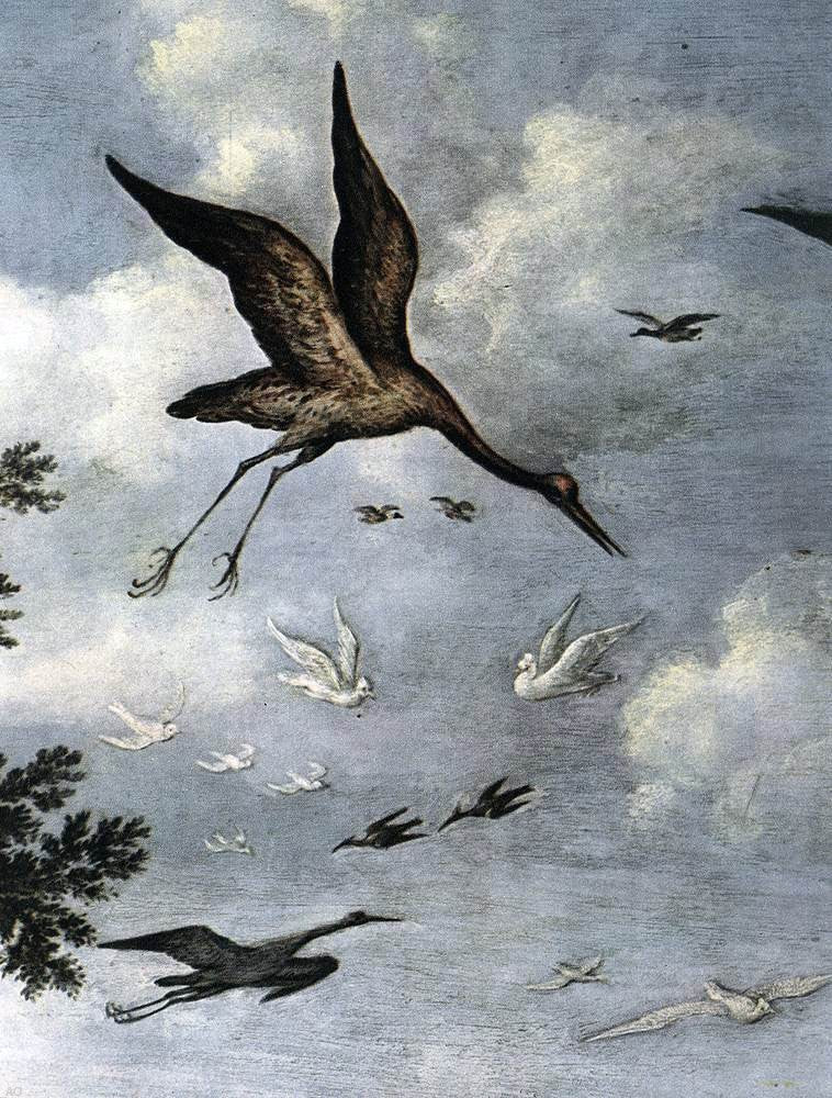 Roelandt Jacobszoon Savery The Paradise (detail) - Canvas Print