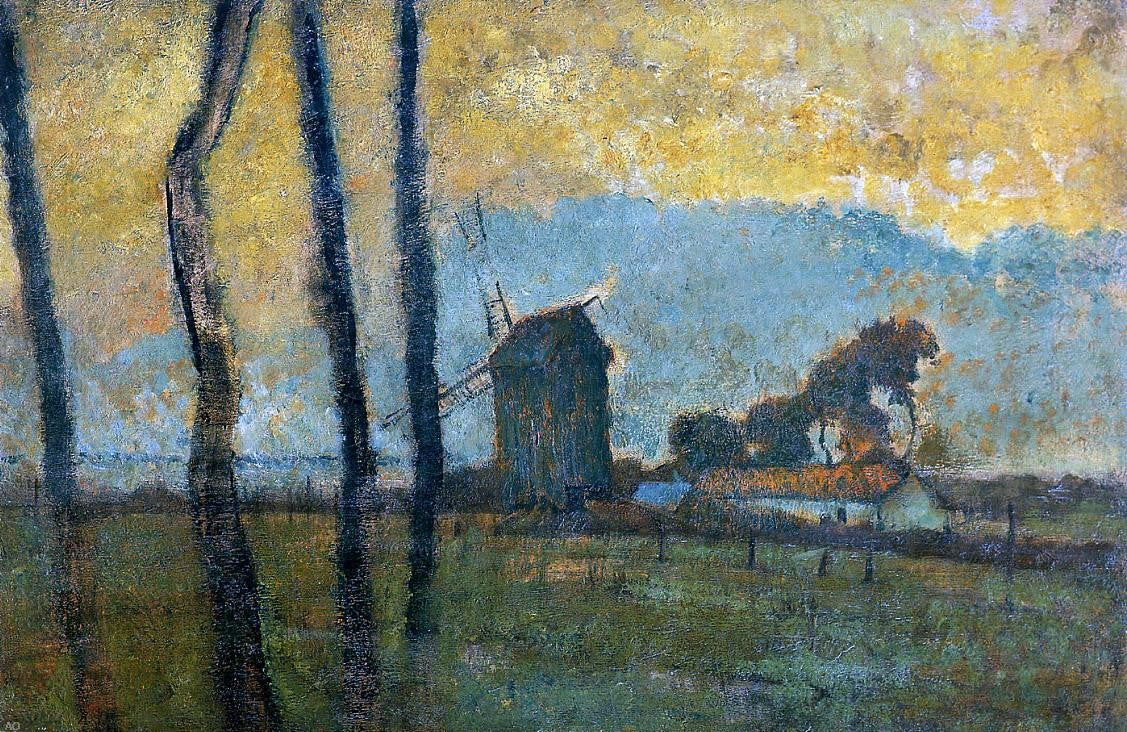 Edgar Degas Landscape at Valery-sur-Somme - Canvas Print