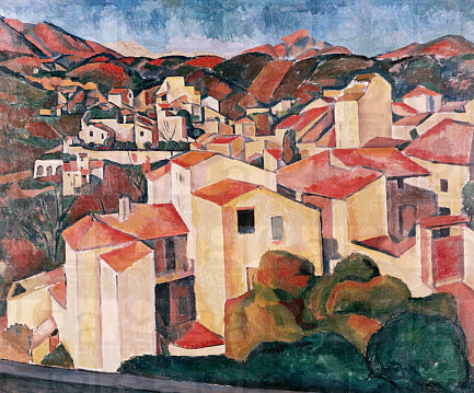 Andre Derain View of Cagnes - Canvas Print