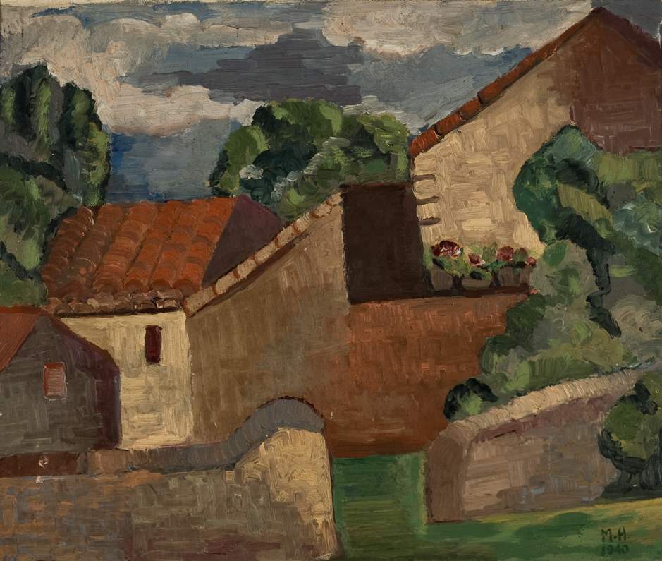 Marsden Hartley Village - Canvas Print