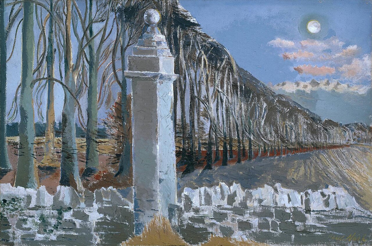 Paul Nash Pillar and Moon - Canvas Print