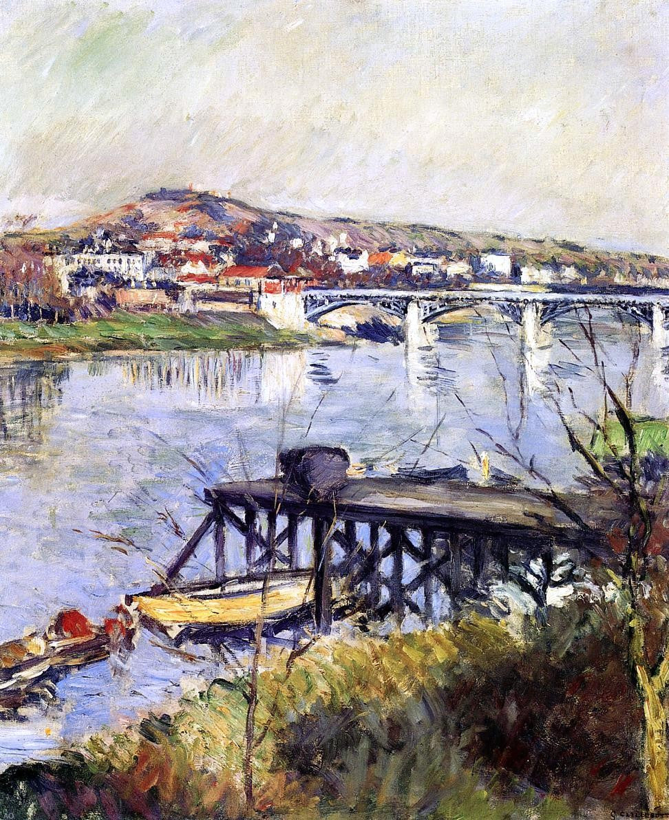 Gustave Caillebotte The Argenteuil Bridge - Canvas Print