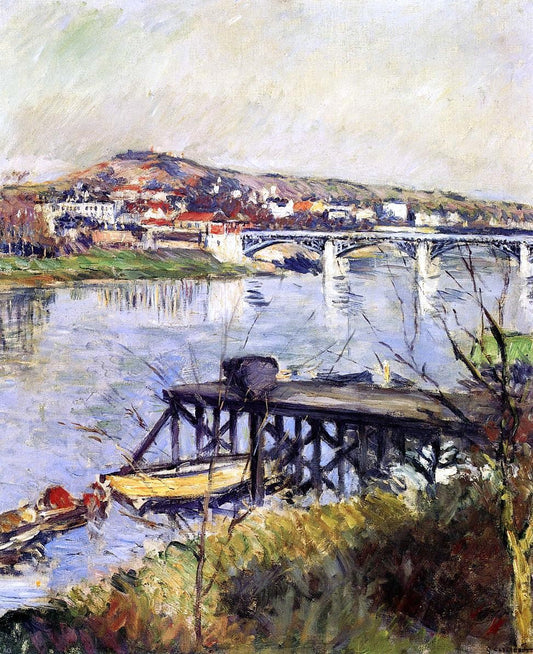 Gustave Caillebotte The Argenteuil Bridge - Canvas Print