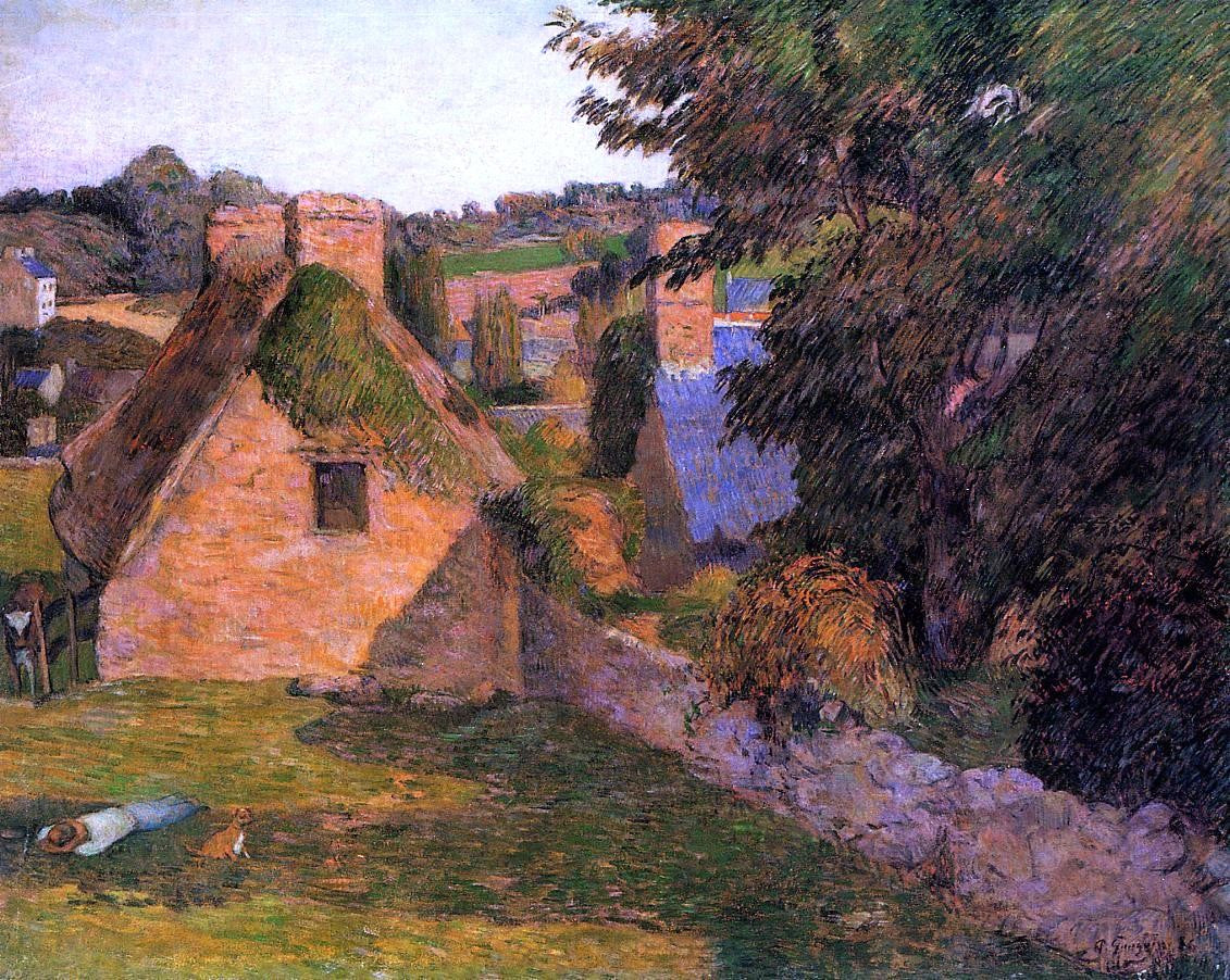 Paul Gauguin Lollichon Field - Canvas Print