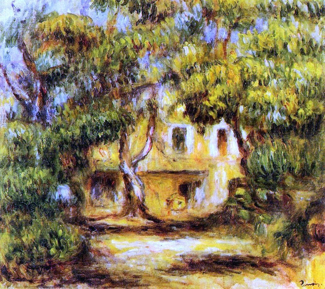 Pierre Auguste Renoir The Farm at Collettes - Canvas Print