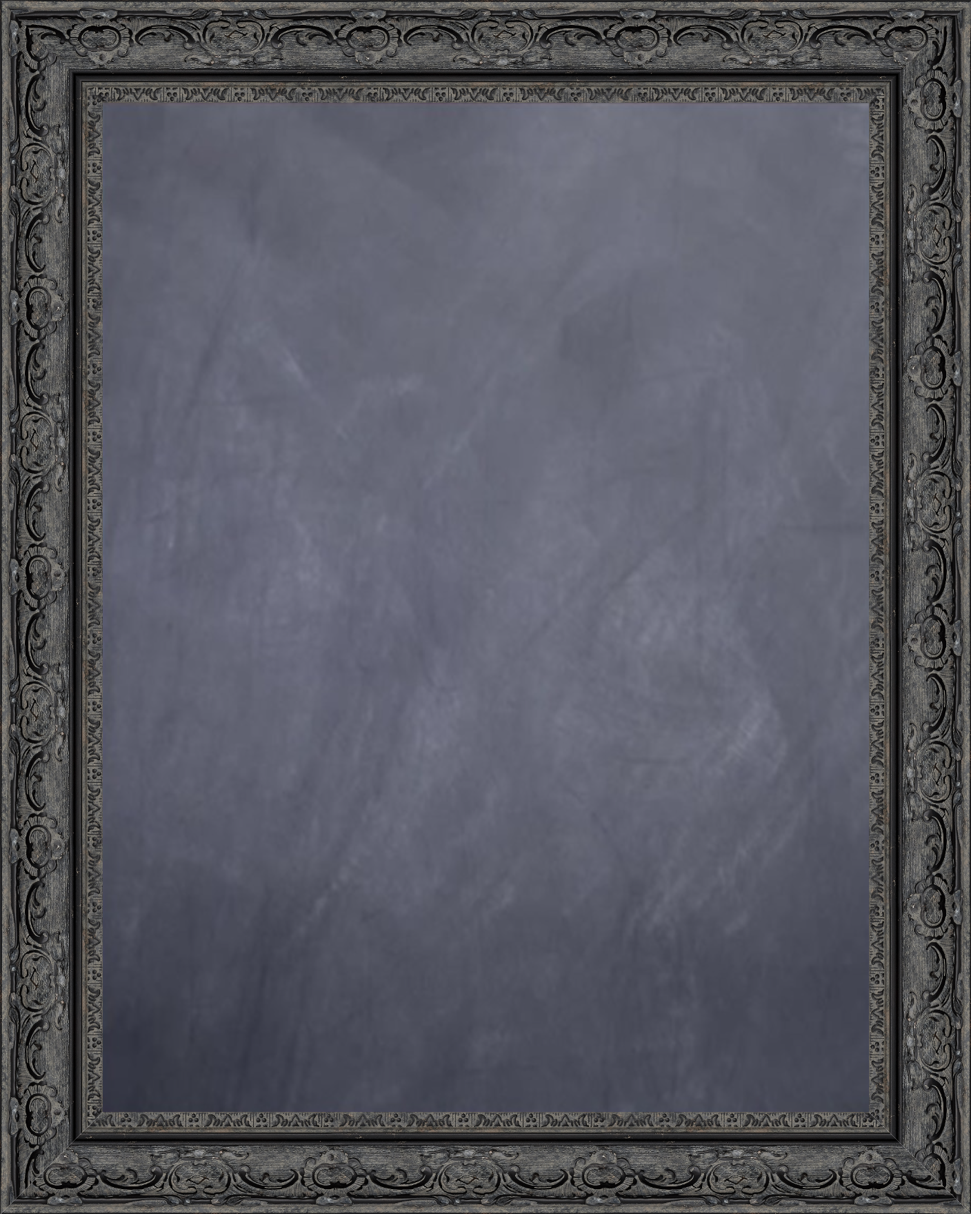 framed chalkboard