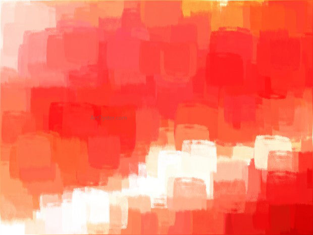 Our Original Collection Blurred Red Abstract - Canvas Print