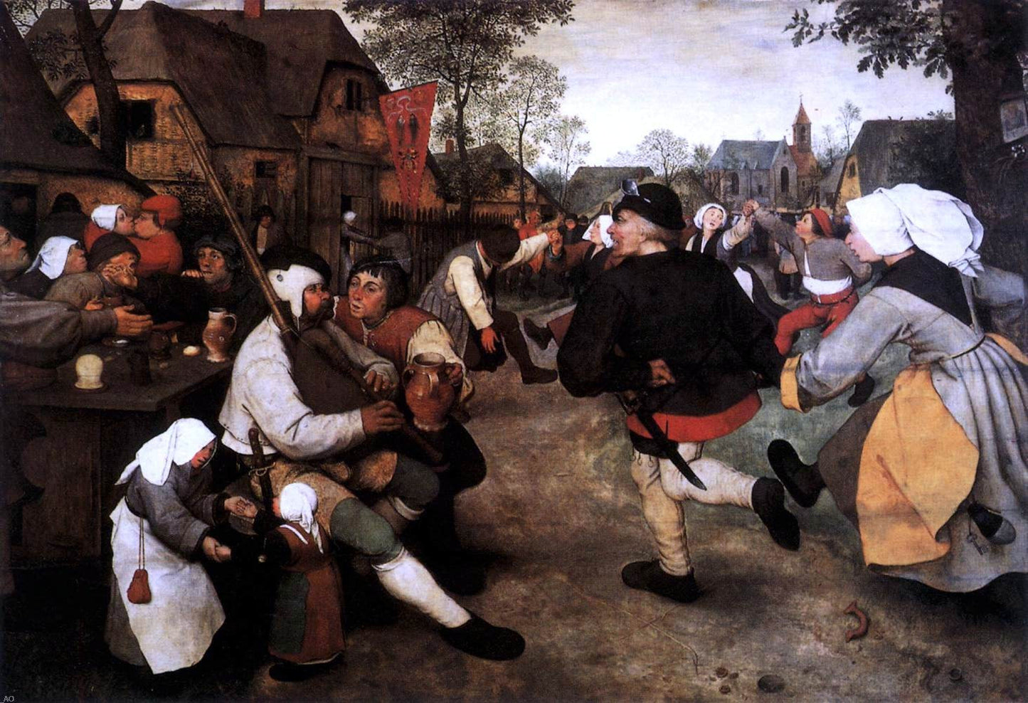 The Elder Pieter Bruegel The Peasant Dance - Canvas Print