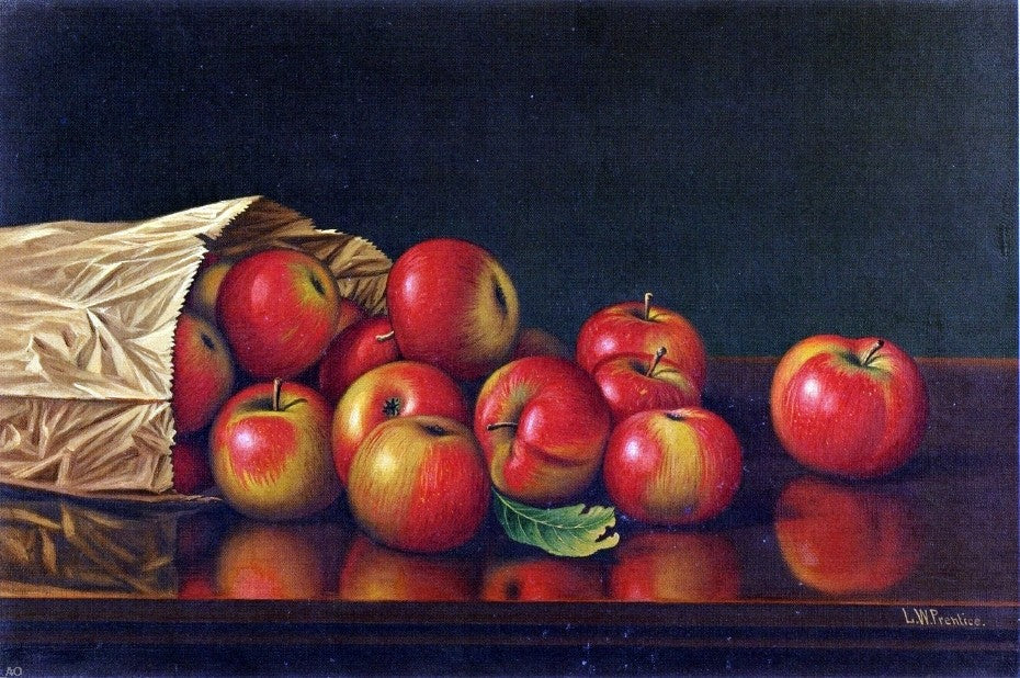 Levi Wells Prentice Apples - Canvas Print