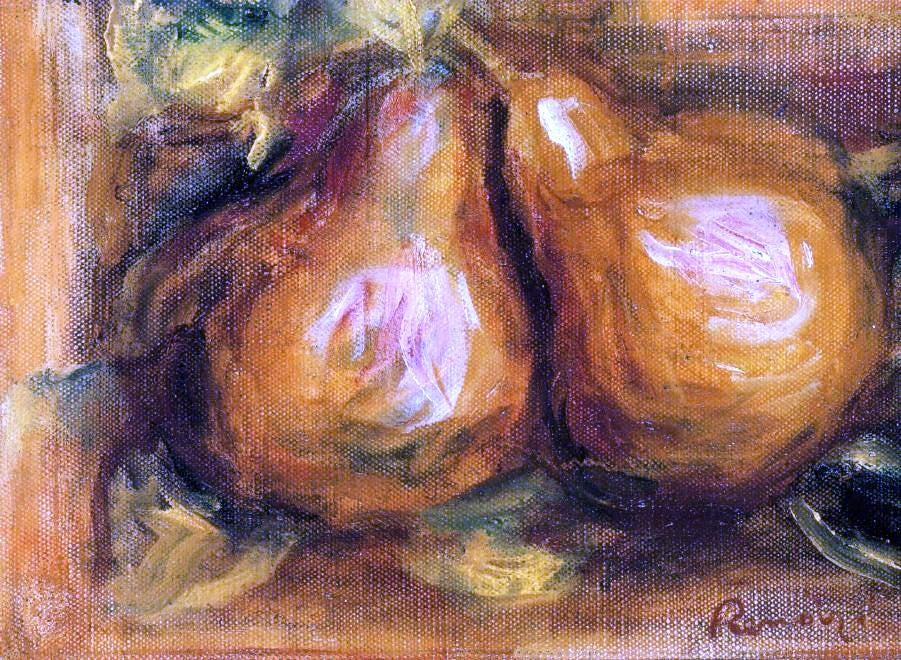 Pierre Auguste Renoir Pears - Canvas Print