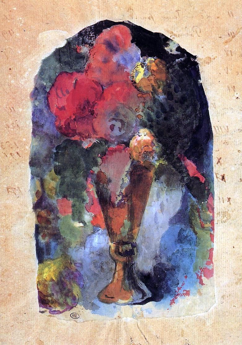 Paul Gauguin Vase of Flowers (after Delacroix) - Canvas Print